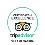 Certificat Excellence Tripadvisor Villa Glen-tara