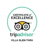 Certificat Excellence Tripadvisor Villa Glen-tara
