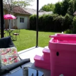 Le spa, côté jardin