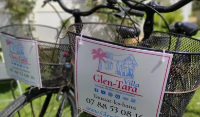 Vélos en libre service à la villa Glen-Tara, Bassin d'Arcachon